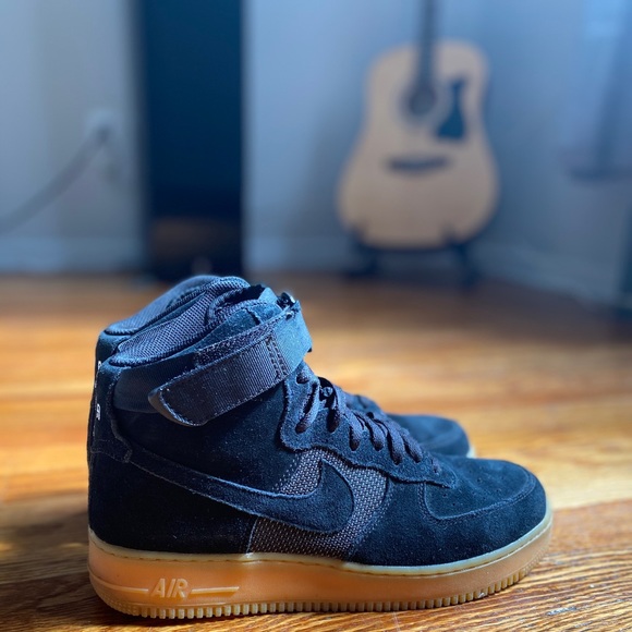 Nike Other - 🌟Host Pick🌟 Nike Air Black Suede High-Tops